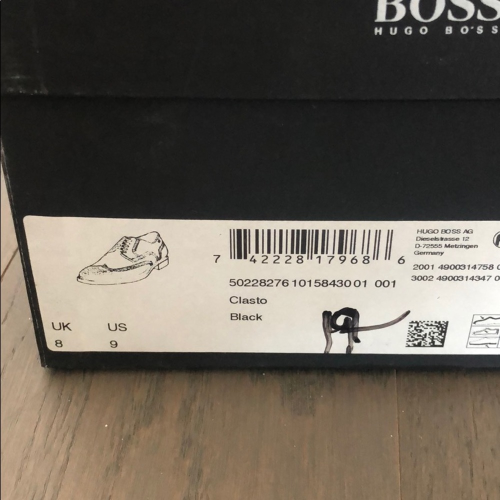 Hugo Boss Black Leather Oxford - Picture 4 of 5